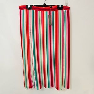 Pleated Midi Skirt